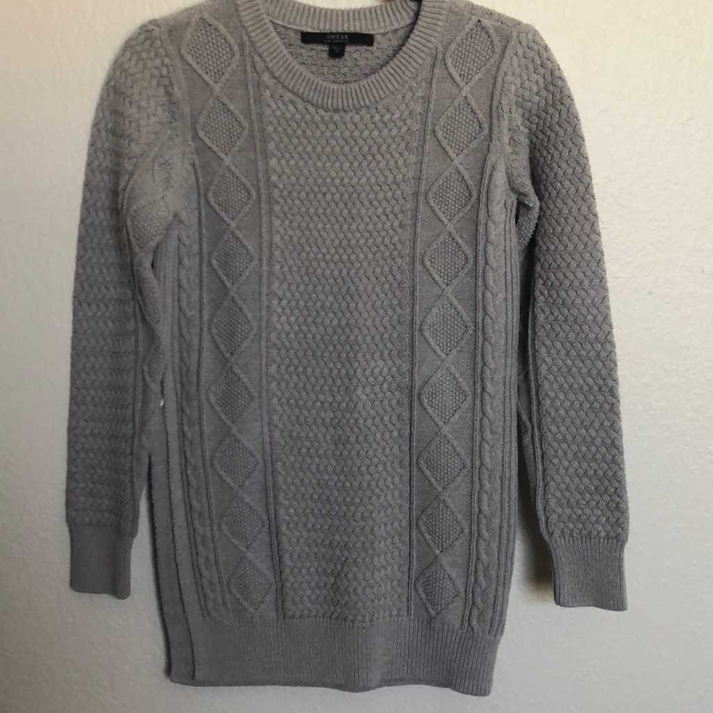 Knitted Side Split Sweater